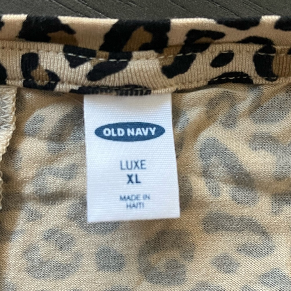 Old Navy Women XL Spandex Leopard Maxi Tank Top, NWT, Excellent Condition,summer - Picture 10 of 12